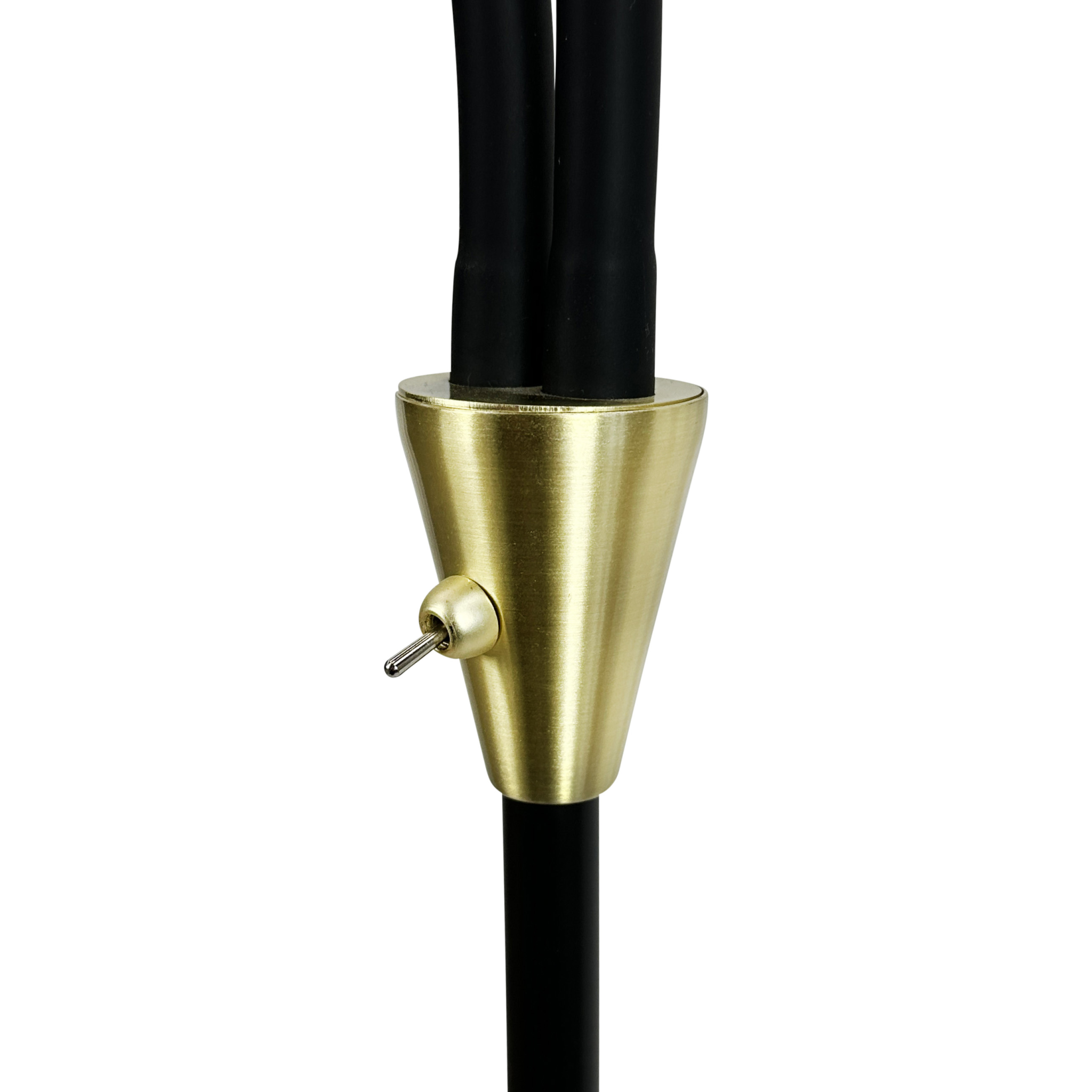 5704709094401 Dyberg Larsen Lilje sort/messing gulvlampe Lamper,Gulvlamper,Gulvlamper 89200006970 9440