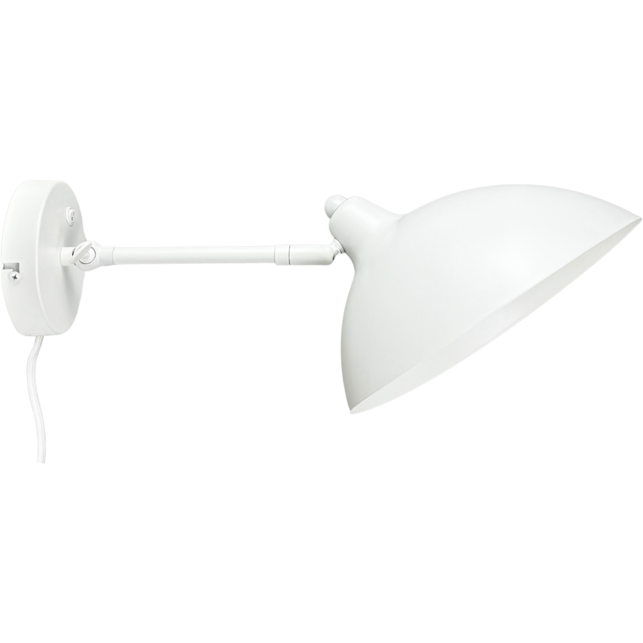 5704709095538 Dyberg Larsen Futura hvid væglampe Lamper,Væglamper,Væglamper 89200080490 Futura