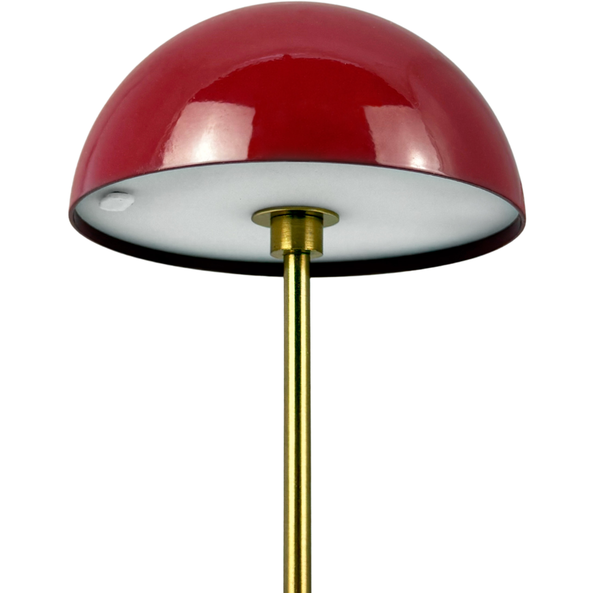 5704709095576 Dyberg Larsen Along LED rød/messing 2 stk. mini bordlampe Lamper,Bordlamper,Trådløse bordlamper 89200080620 Along