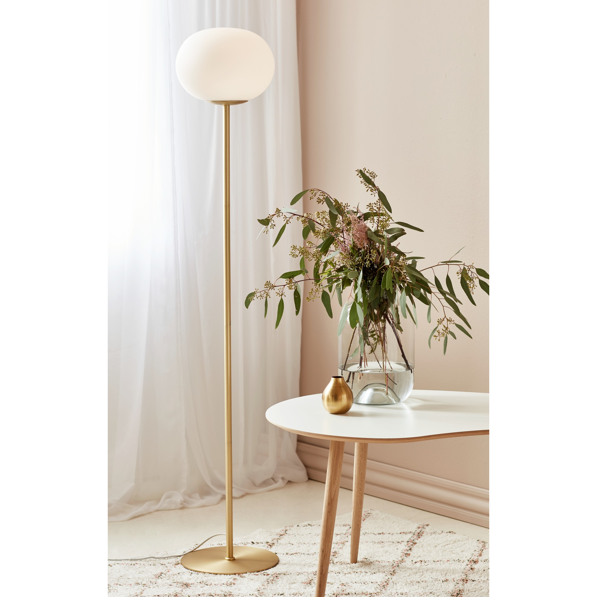 5704924001086 Nordlux Alton guld gulvlampe Lamper,Gulvlamper,Gulvlamper 87100013390 Alton