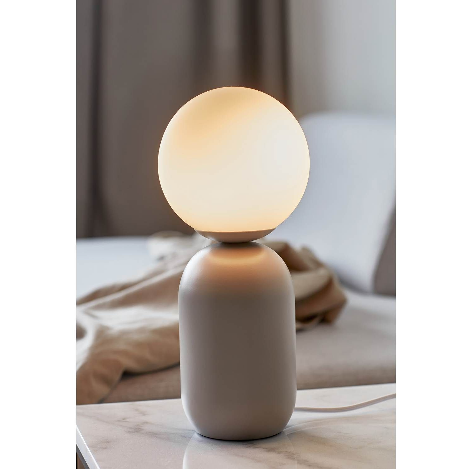 5704924001819 Bordlux Notti grå - Bordlampe Lamper,Bordlamper,Bordlamper 2190001590 121523