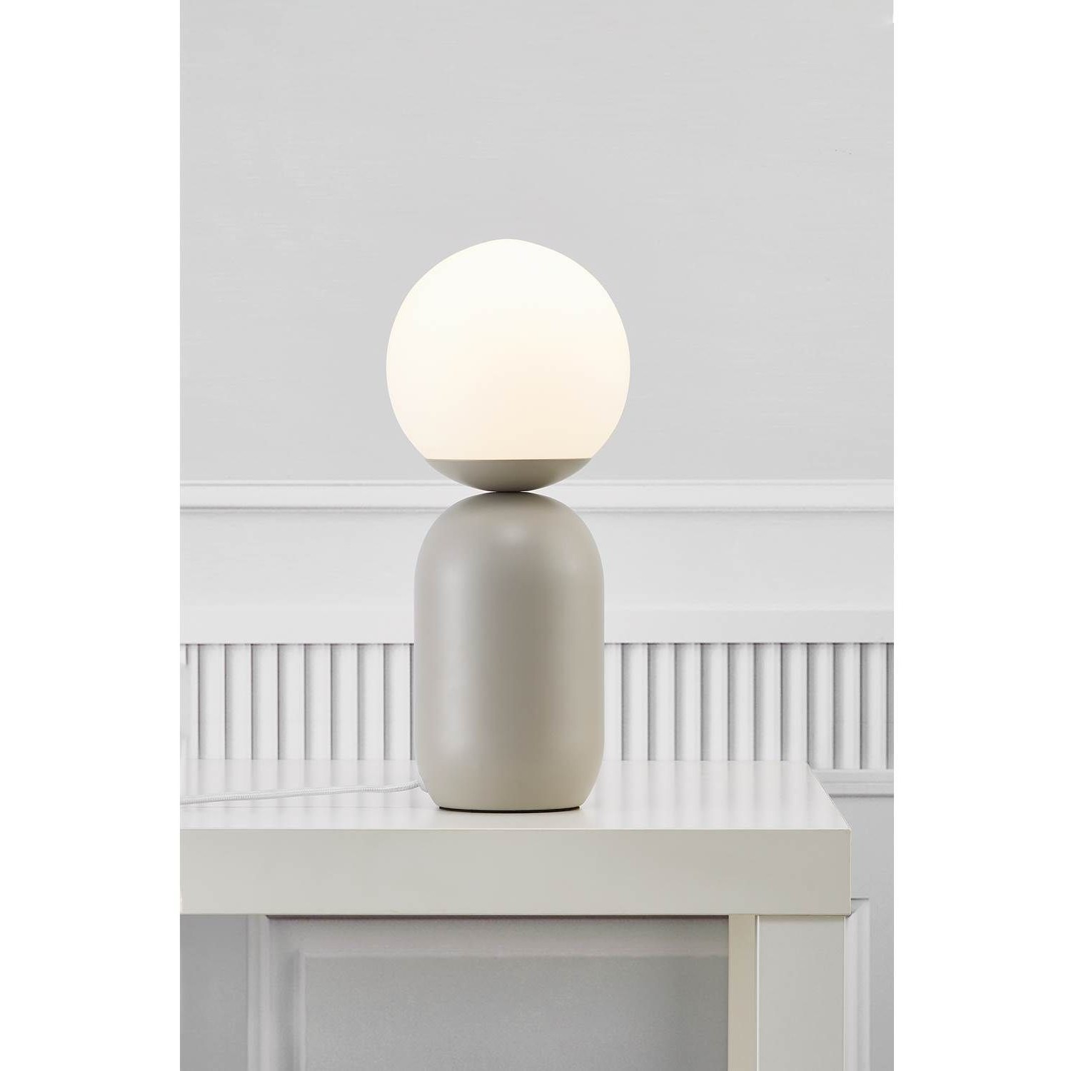 5704924001819 Bordlux Notti grå - Bordlampe Lamper,Bordlamper,Bordlamper 2190001590 121523