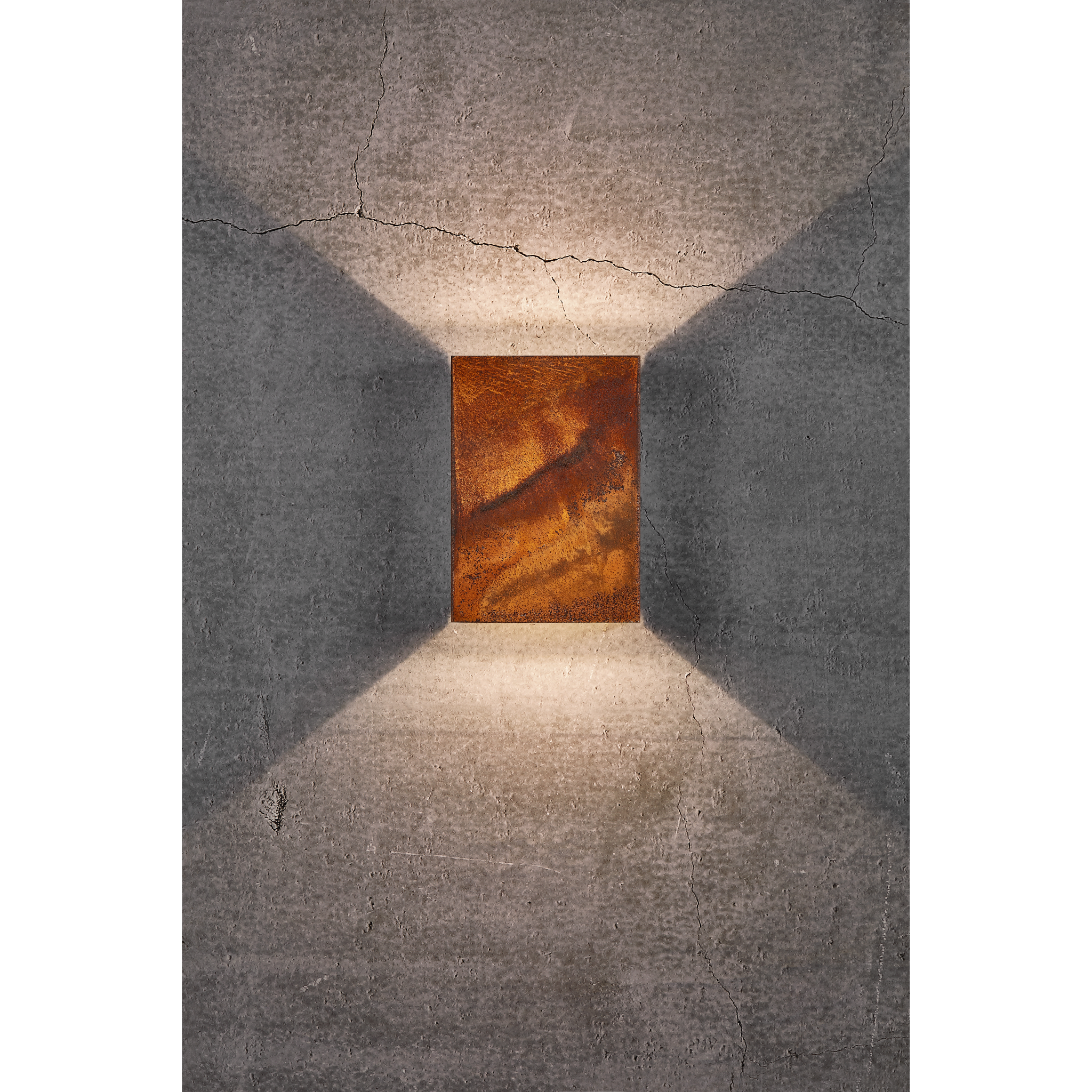 5704924001987 Nordlux Fold 15 corten - Væglampe Lamper,Udendørs- lamper,Udendørslamper 87100011040 Fold 15 corten