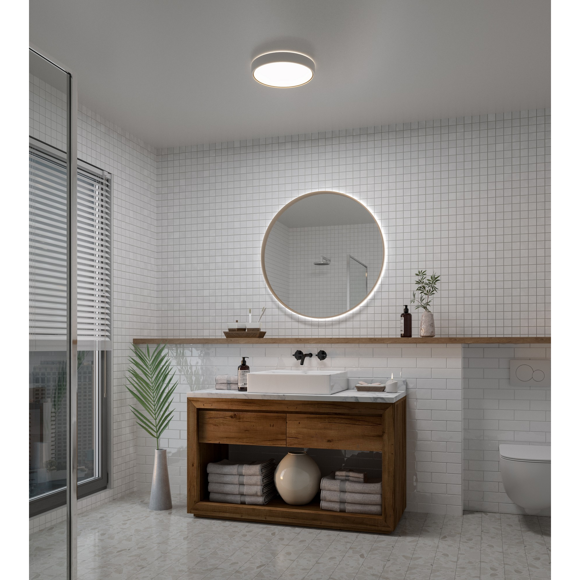 5704924002618 Nordlux Noxy hvid loftlampe Lamper,Badeværelses- lamper,Badeværelseslamper 87109000059 Noxy