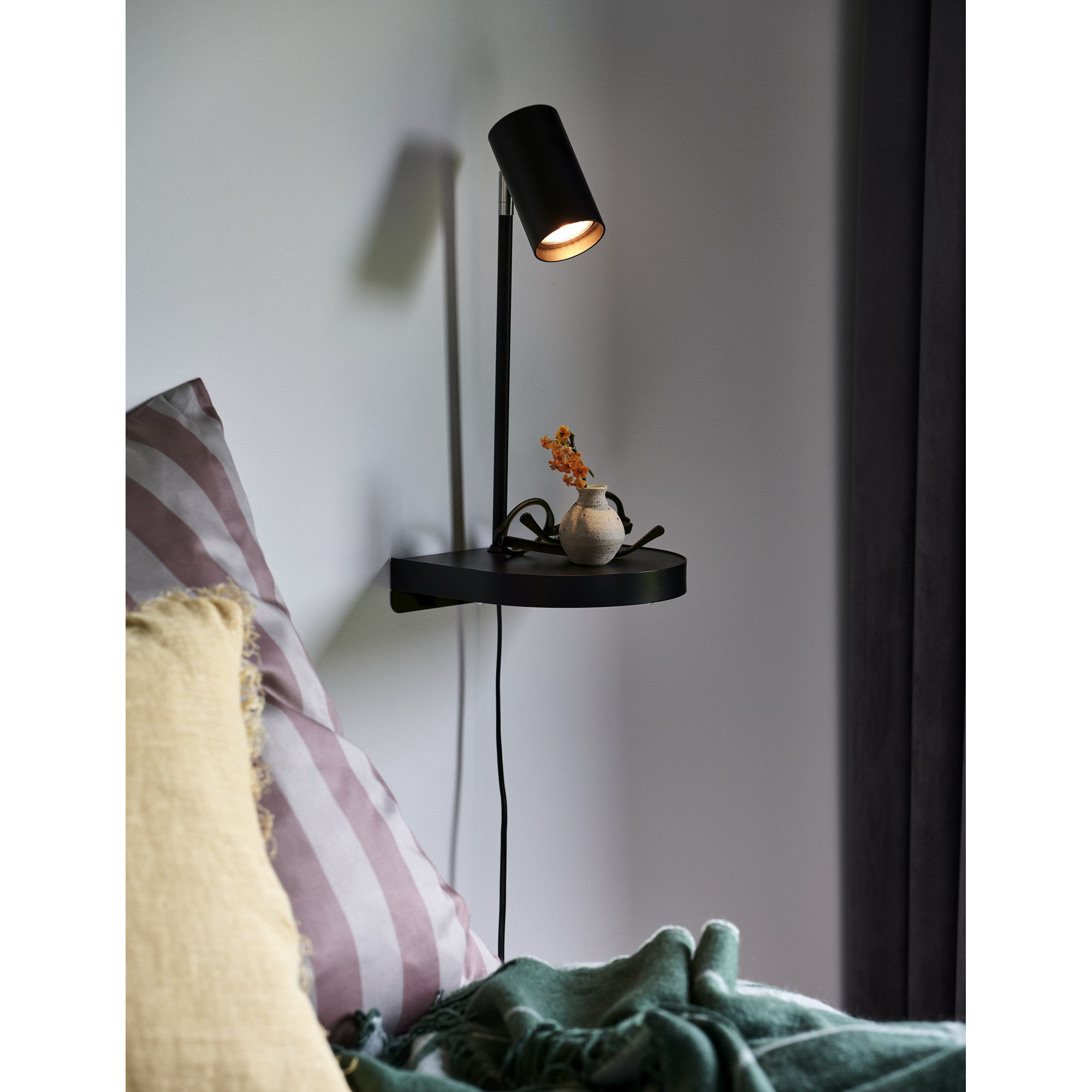5704924005114 Nordlux Cody sort væglampe Lamper,Væglamper,Væglamper 87100013610 Cody