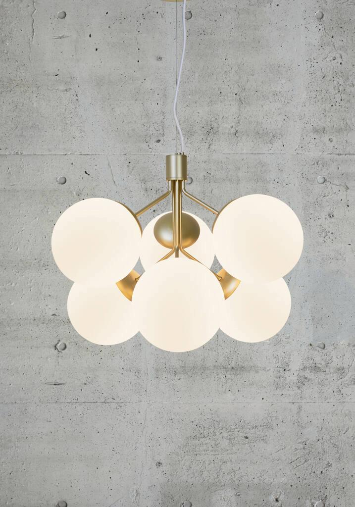 5704924005343 Nordlux Ivona 6 Messing - Pendel Lamper,Pendler-/ Hængelamper,Pendler/Hængelamper 87100009130 Ivona 6 Messing