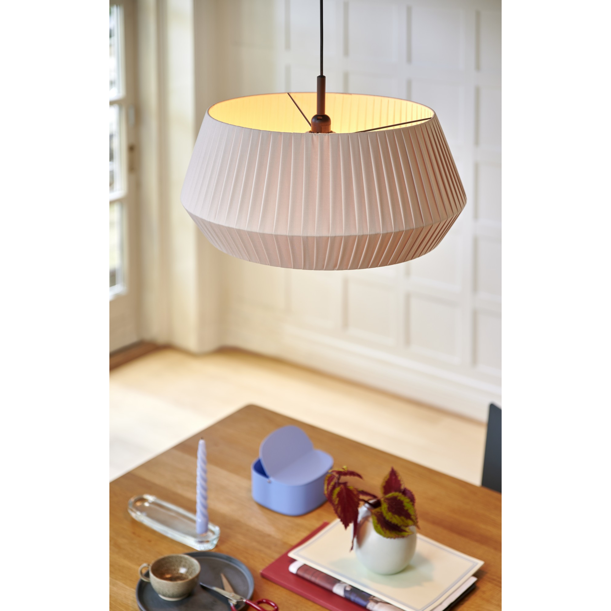 5704924005541 Nordlux Dicte 53 beige pendel Lamper,Pendler-/ Hængelamper,Pendler/Hængelamper 87100013310 Dicte