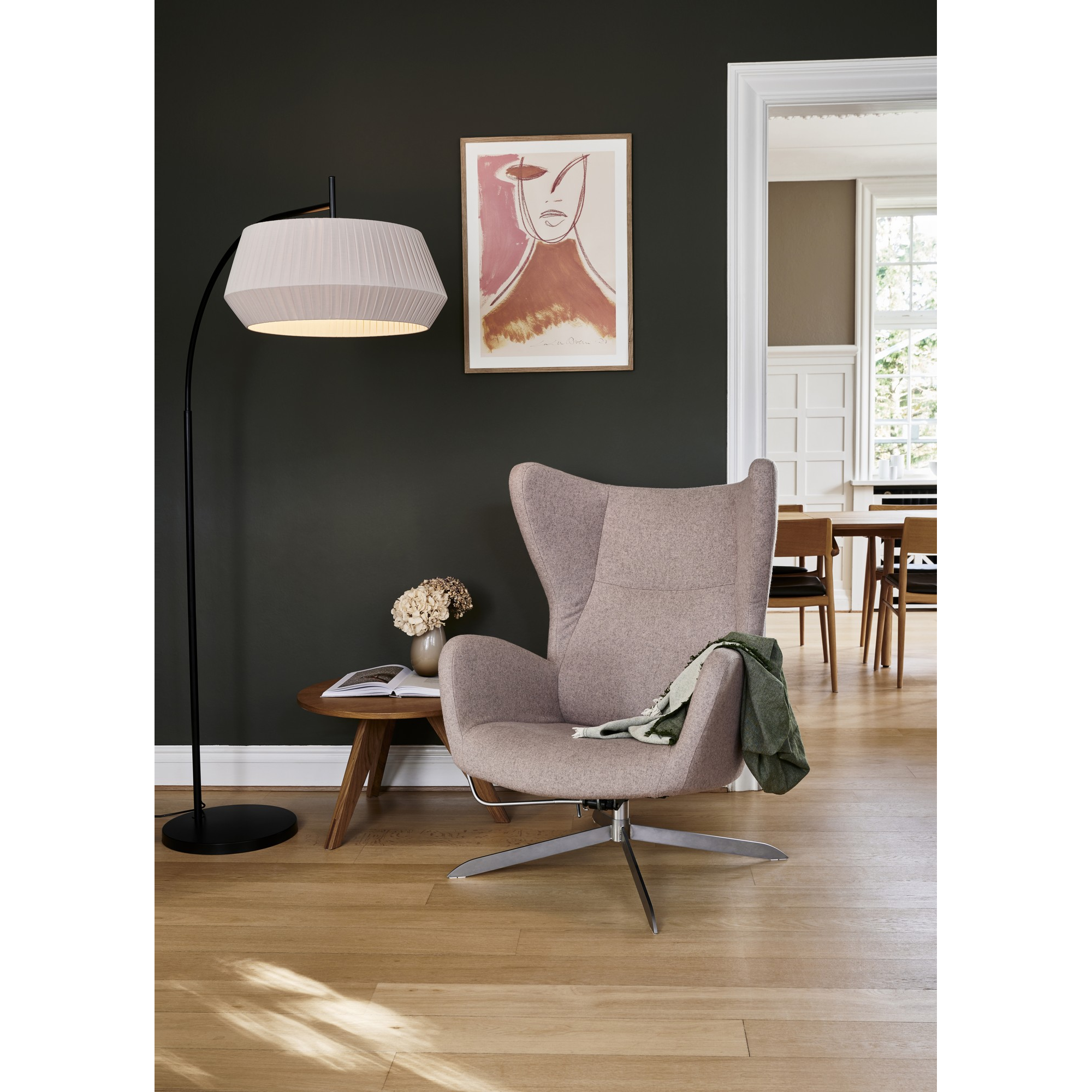 5704924005602 Nordlux Dicte beige gulvlampe Lamper,Gulvlamper,Gulvlamper 87100013220 Dicte