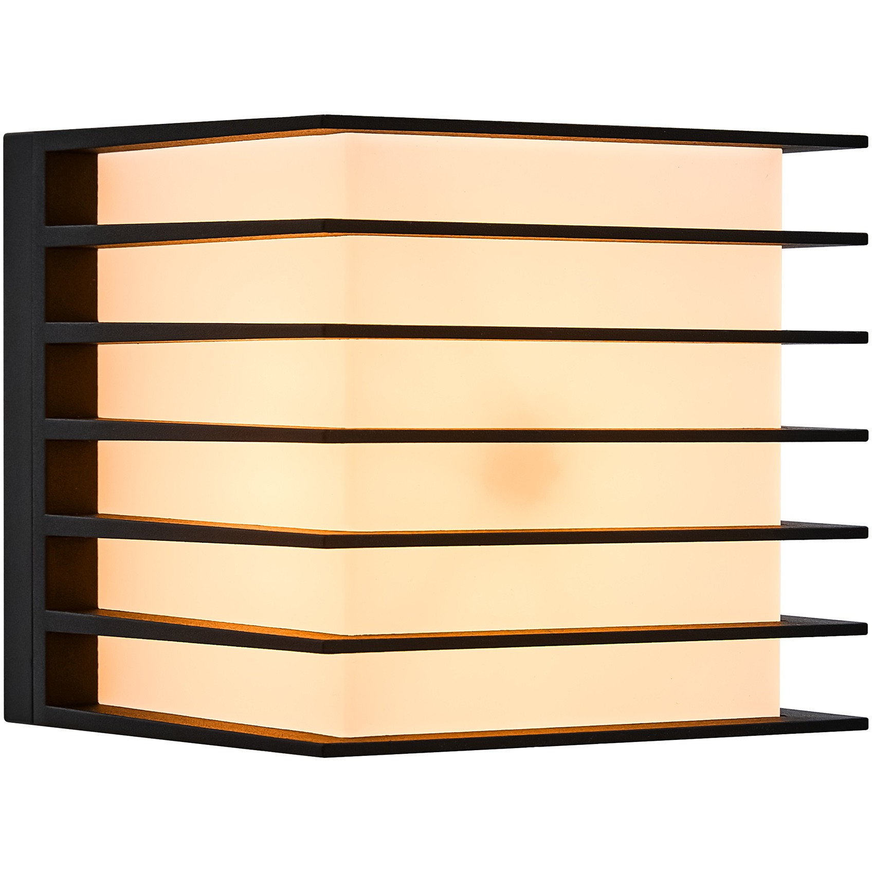5704924015595 Nordlux Fluctus 13 sort væglampe Lamper,Udendørs- lamper,Udendørslamper 87109000498 Fluctus