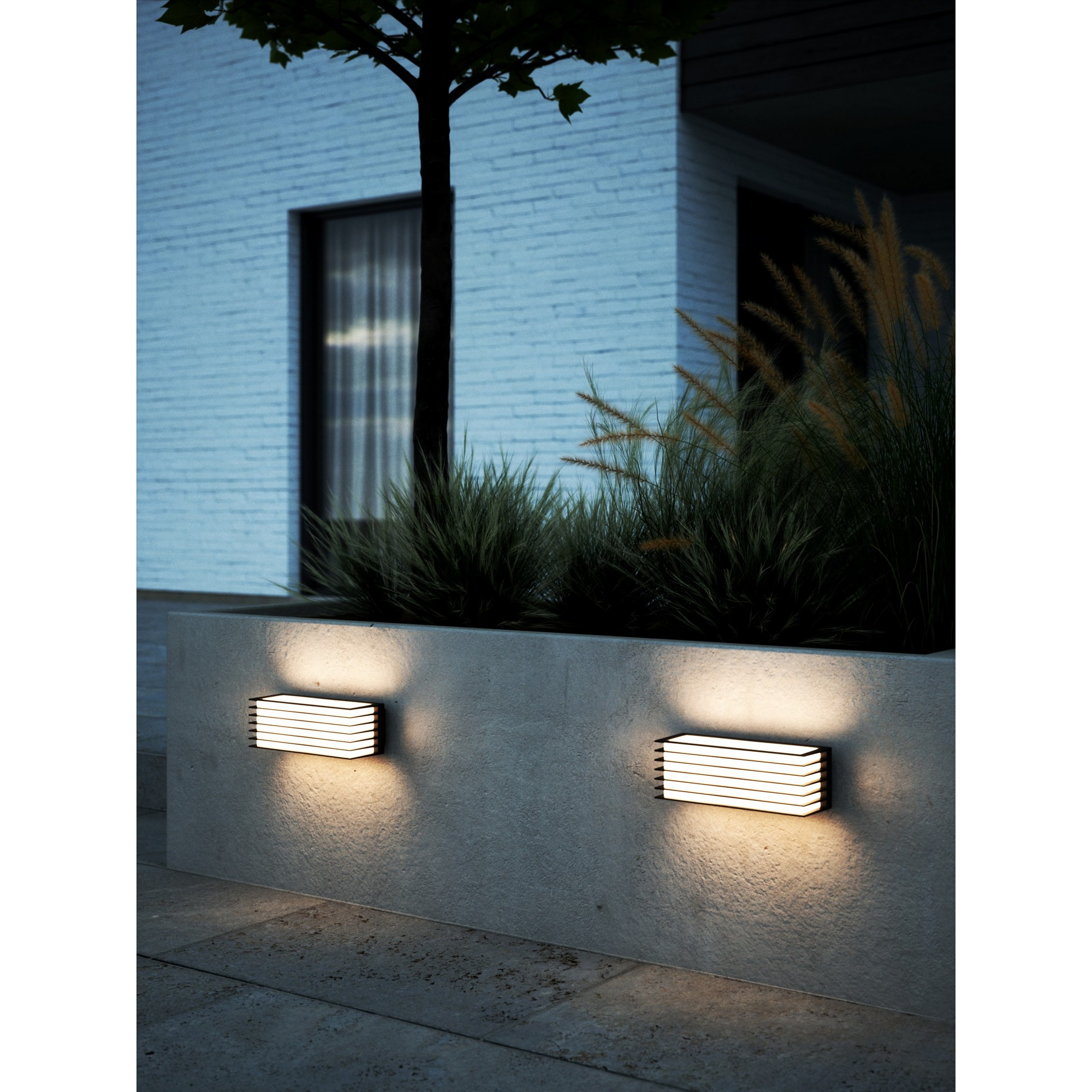 5704924015601 Nordlux Fluctus 28 sort væglampe Lamper,Udendørs- lamper,Udendørslamper 87109000520 Fluctus