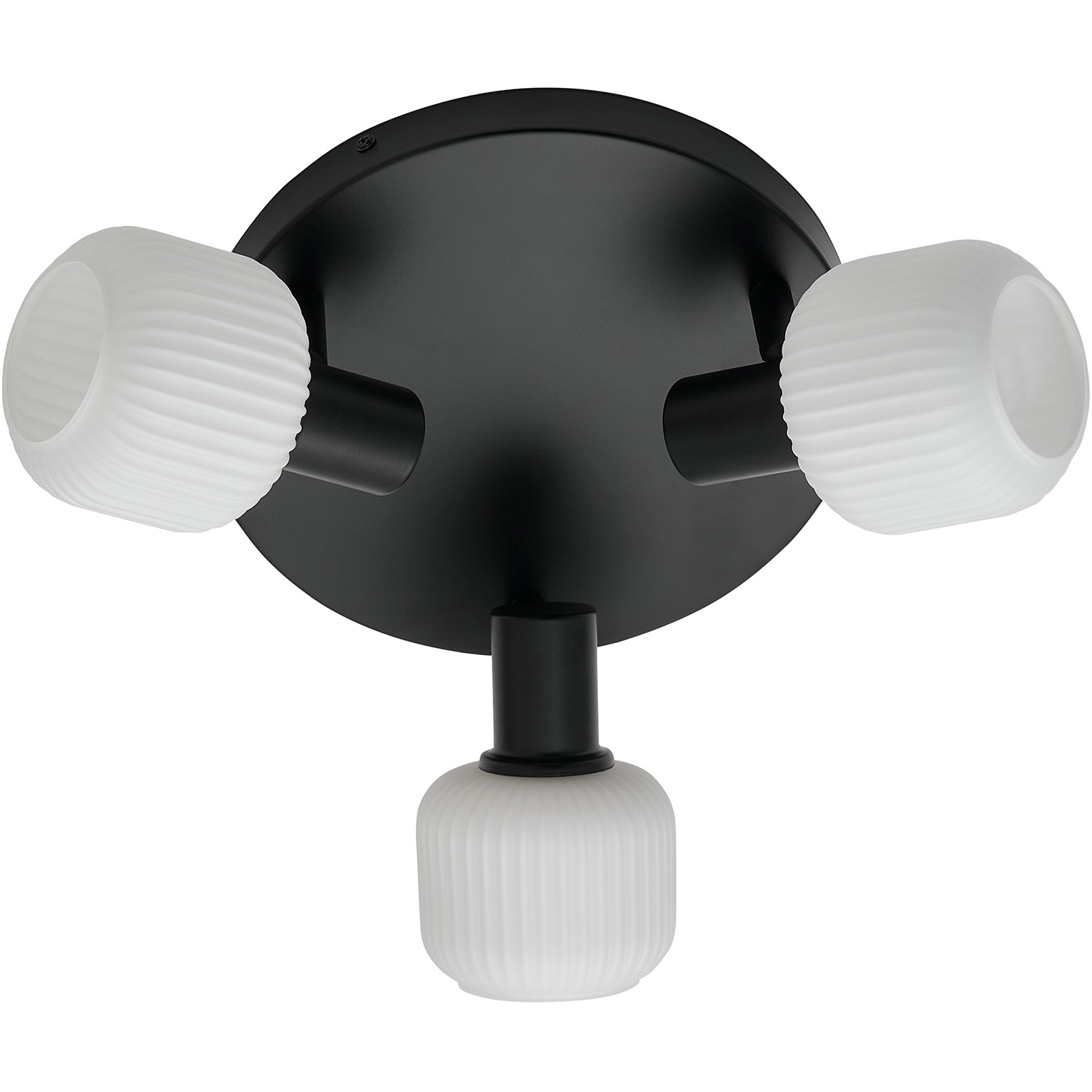 5704924018657 Nordlux Milford sort 3-spot rondel Lamper,Spotserier,Spotserier 87109000071 Milford