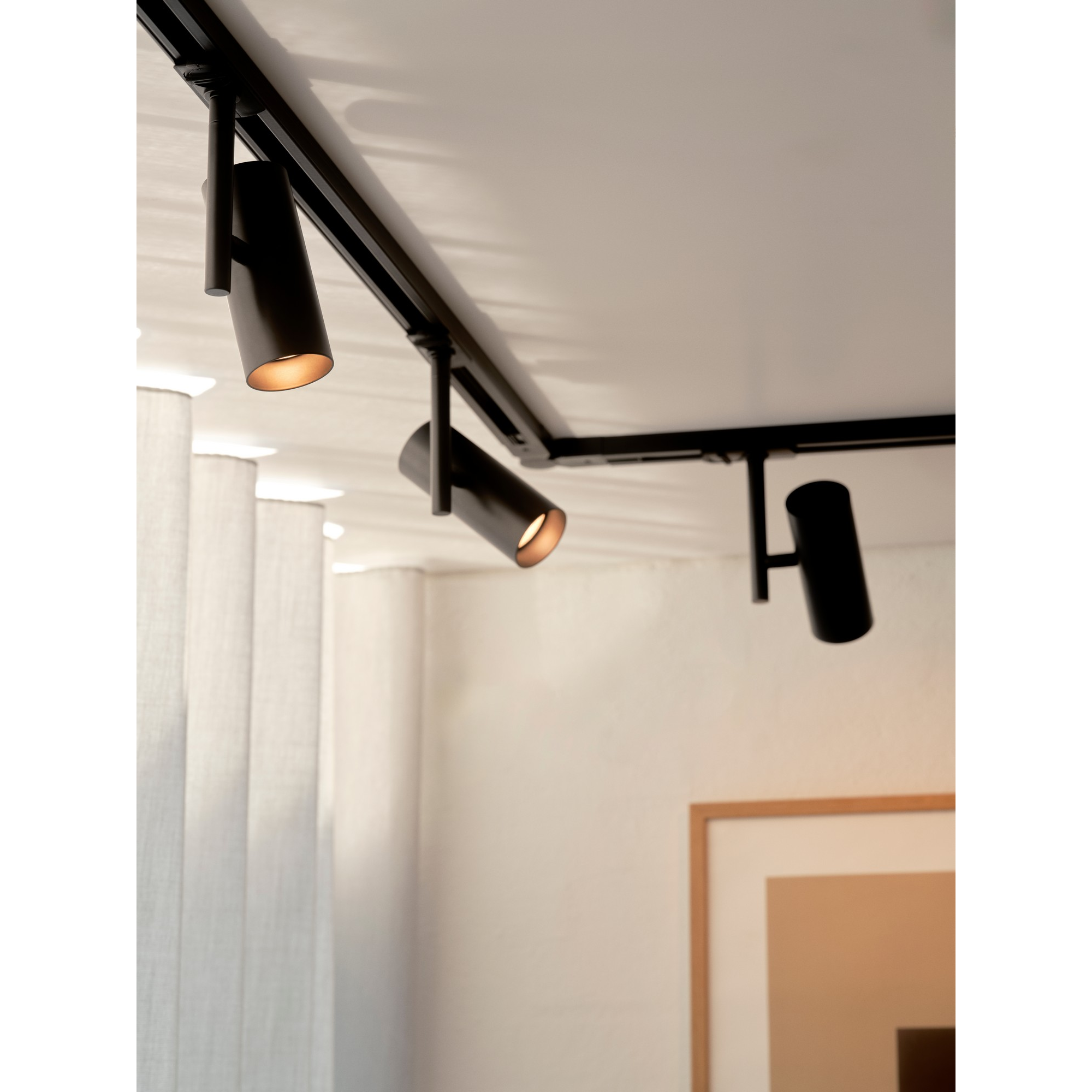 5704924023279 Nordlux Jerome link 3-kit + 1m track light black spotskinne Lamper,Spotserier,Spotserier 87100011910 2510096003