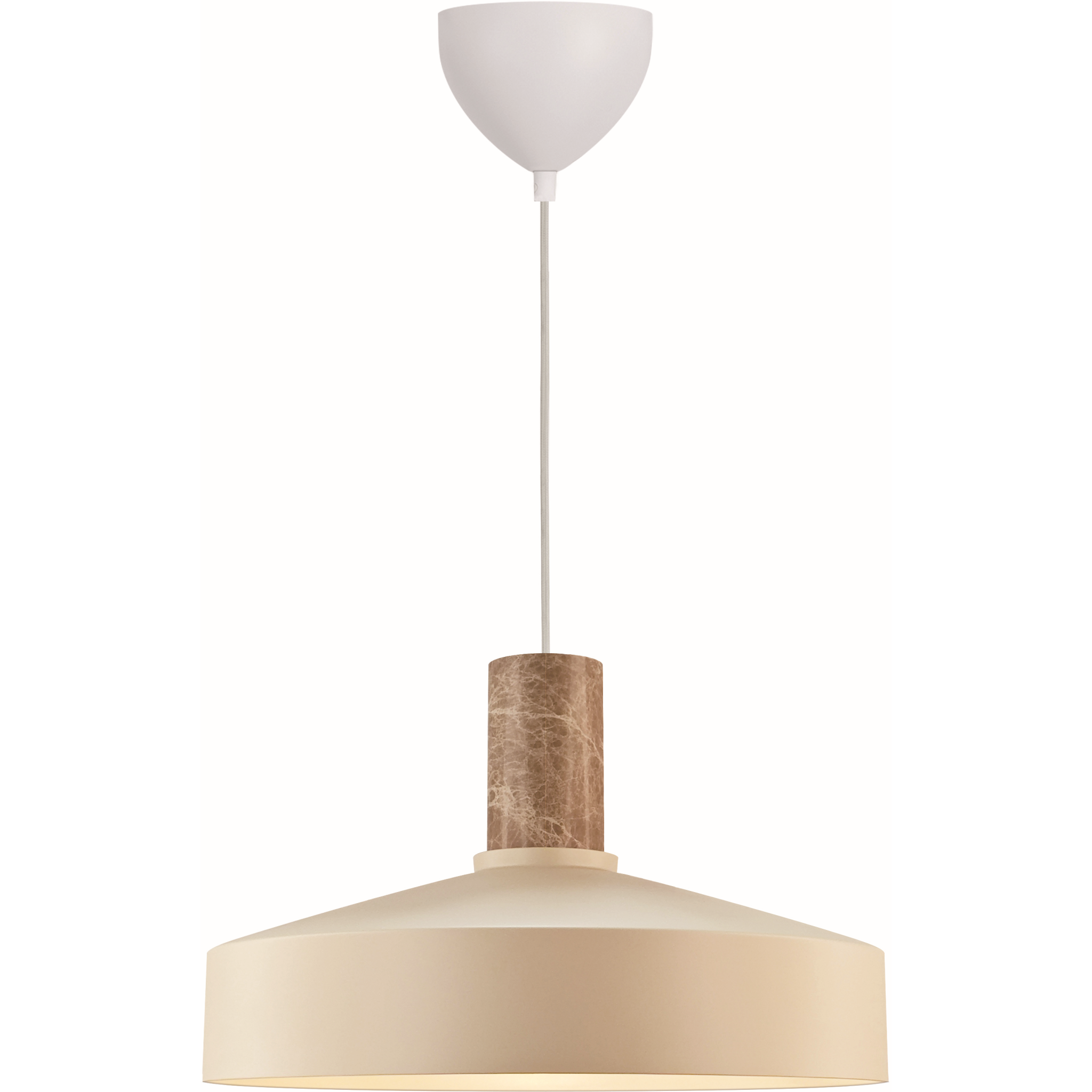 5704924024238 Nordlux Elvas marble beige pendel Lamper,Pendler-/ Hængelamper,Pendler/Hængelamper 87100012140 2512013009