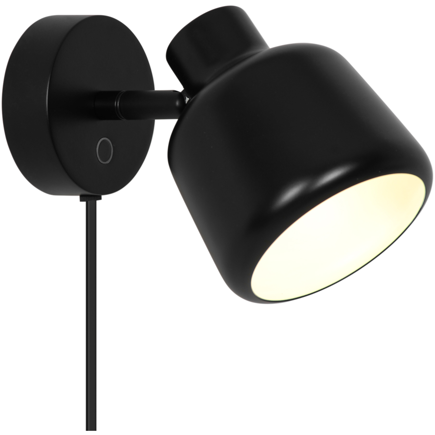 5704924027079 Nordlux Louella sort væglampe Lamper,Væglamper,Væglamper 87100015400 Louella
