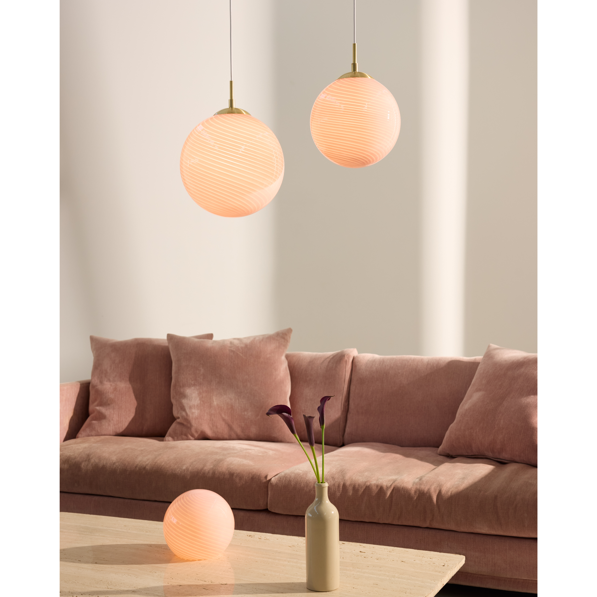 5705639748594 Halo Design Candy Ball Ø30 Rose pendel Lamper,Pendler-/ Hængelamper,Pendler/Hængelamper 84500019510 Candy Ball