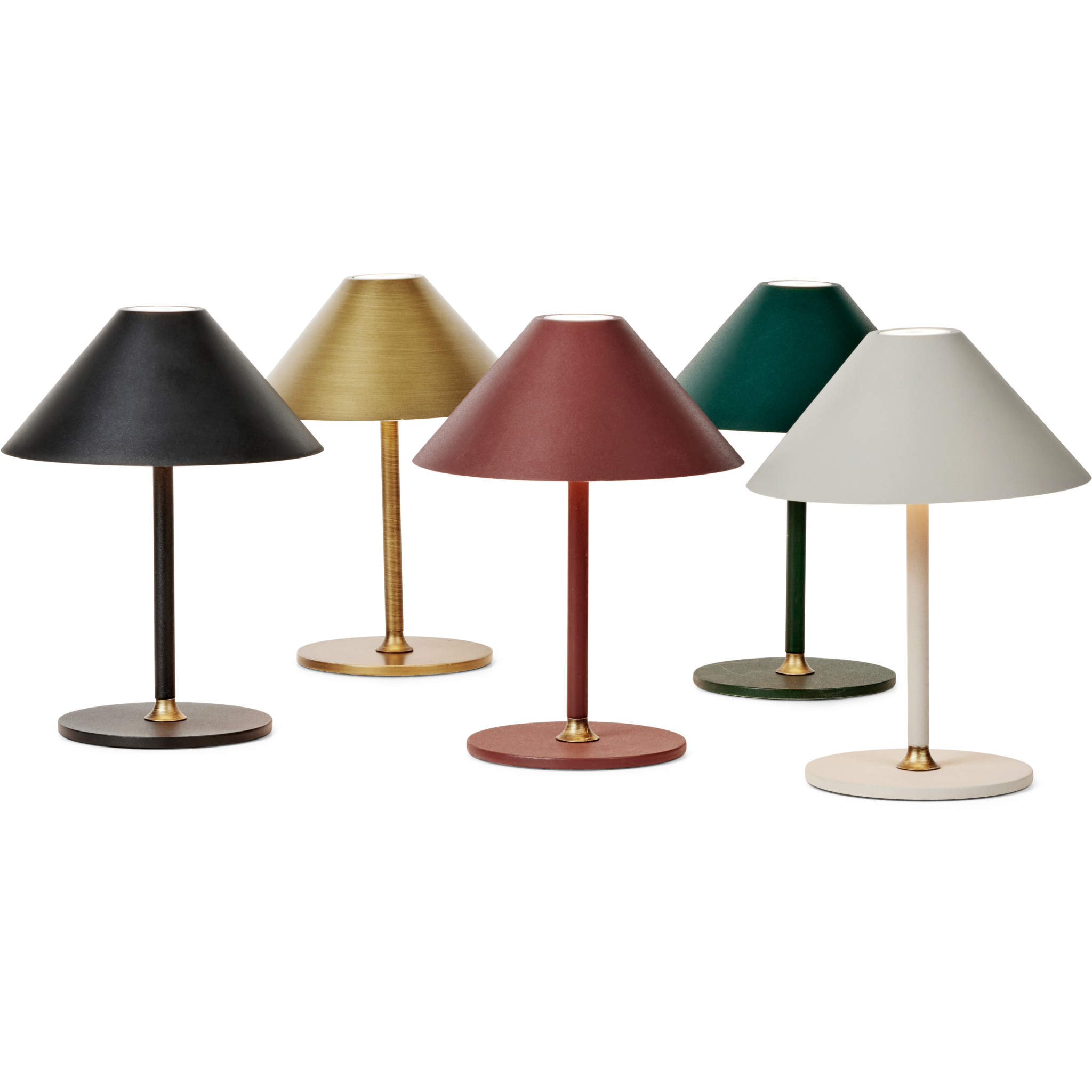 Halo Design Hygge Ø19 dyb grøn - Bordlampe Portable