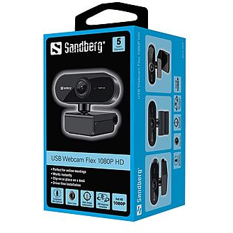 Sandberg USB Webcam 1080p Flex - Webkamera