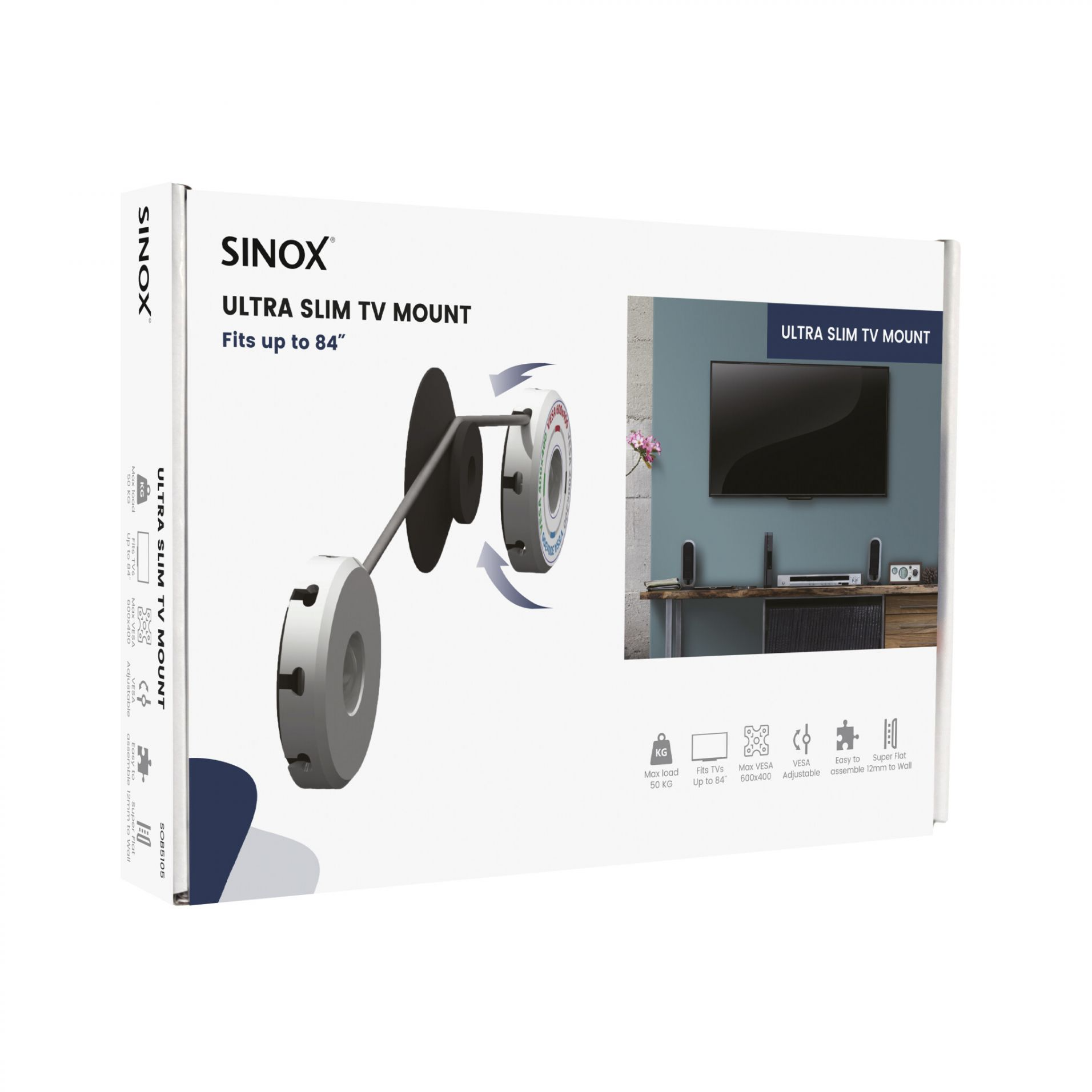 Sinox One Ultra Slim SOB5105 Tv vægbeslag.