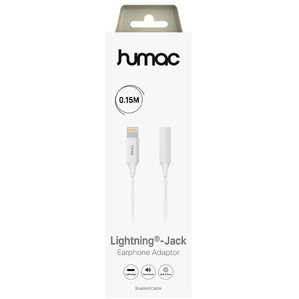 5706808054843 Humac Lightning to Jack 3,5mm - 20245 Telefon & GPS,Tilbehør mobiltelefoner,Tilbehør til iPhone 14900038460 20245
