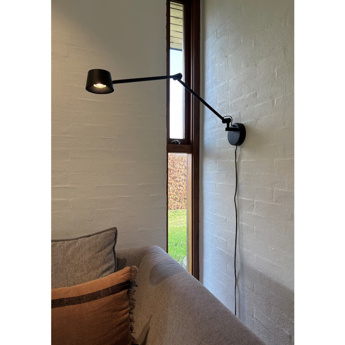 ANTIDARK Direction LED black væglampe