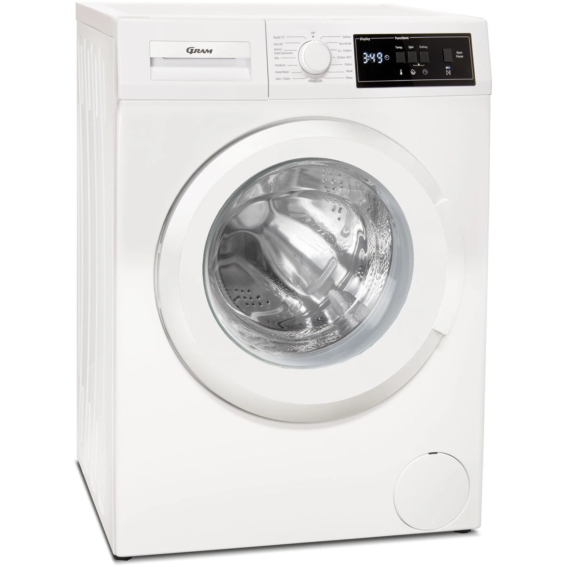 Gram WDE 70714-92 frontbetjent vaskemaskine