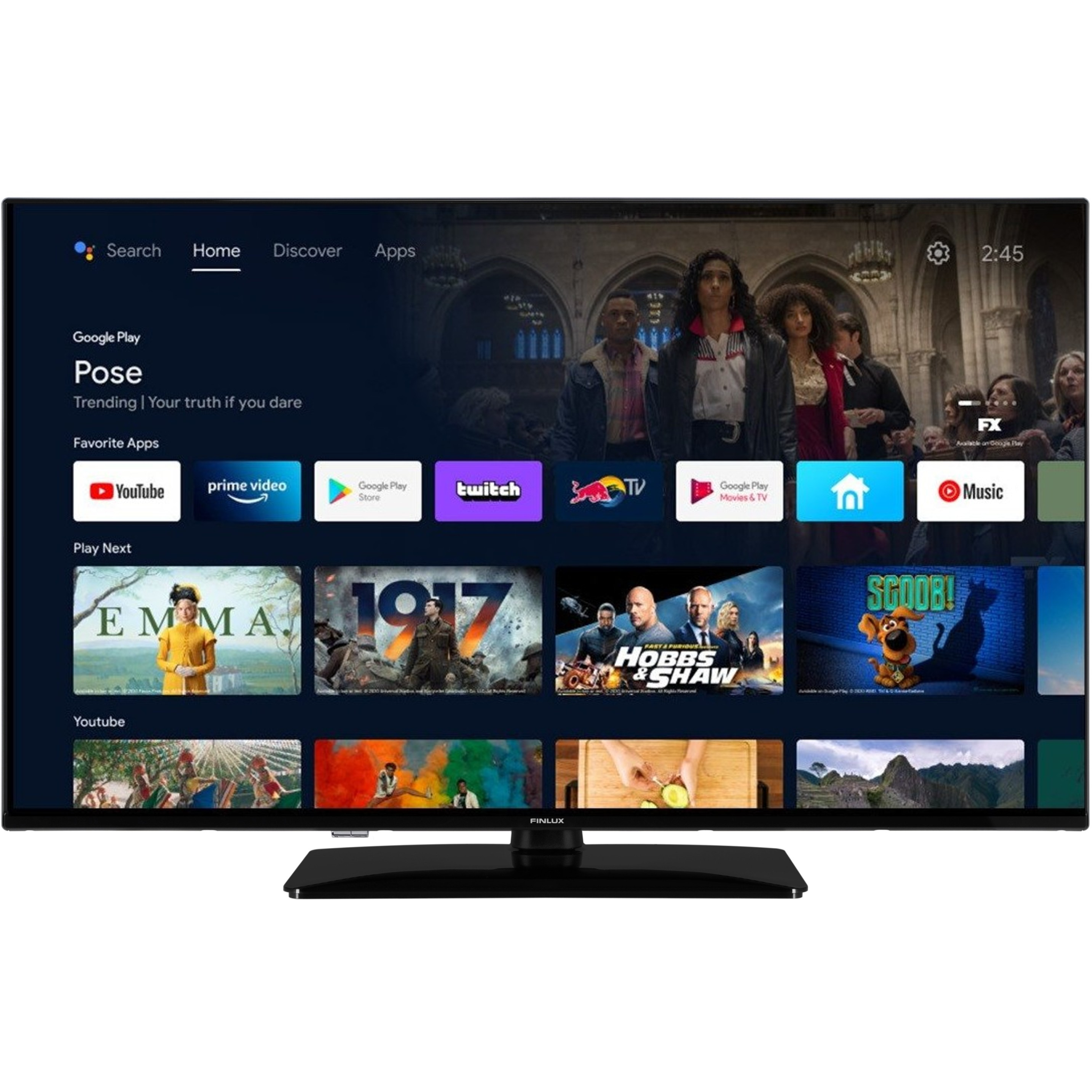 5711555001583 Finlux 43FFAK9060 - LED Android TV TV & HIFI,TV,TV 21800000500 43FFAK9060