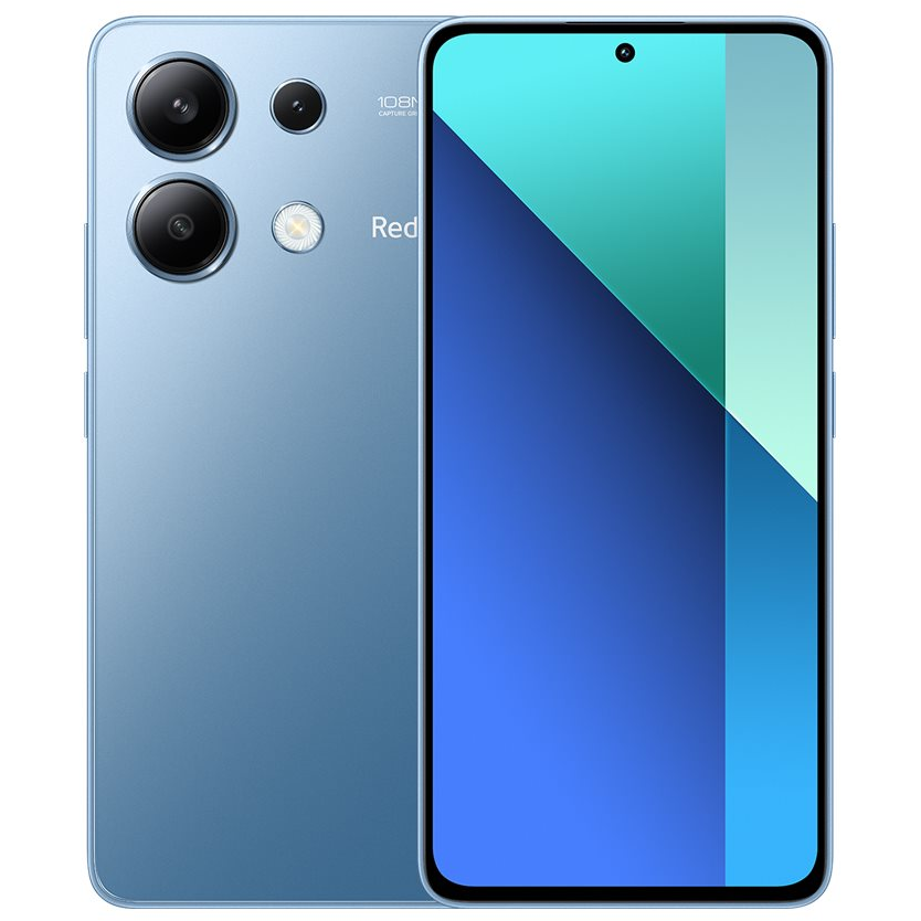 Xiaomi Redmi Note 13 128GB/6GB - Ice Blue - Mobiltelefon