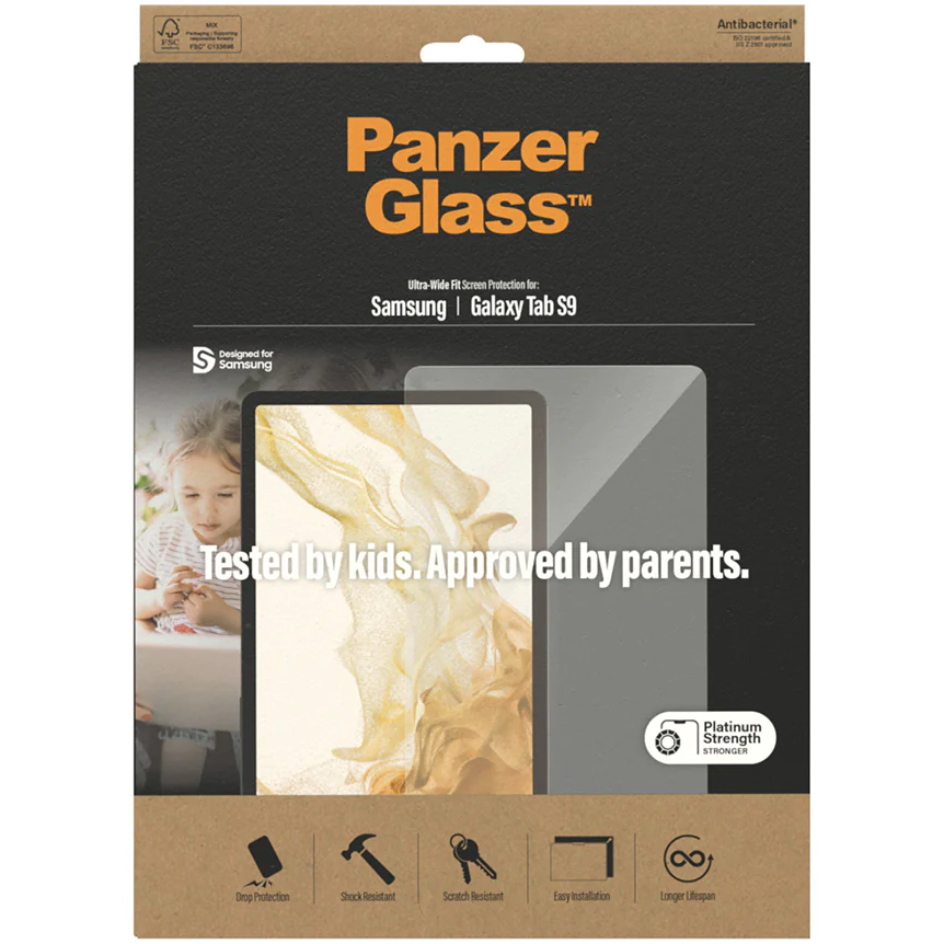 PanzerGlass Screen Protector Glass Samsung Galaxy Tab s9 - U