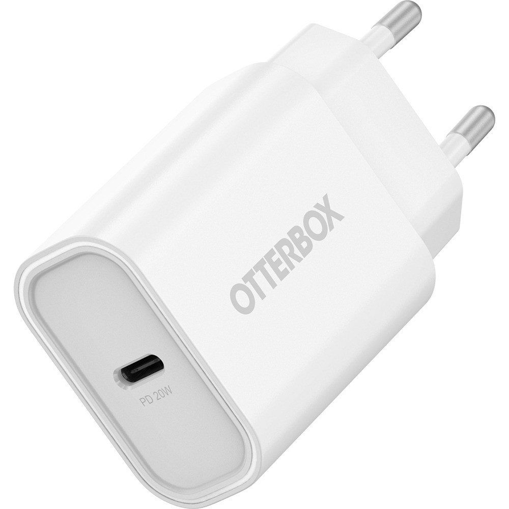5712764043517 OtterBox USB-C 20W Wall Charger - Fast Charge - White Telefon & GPS,Tilbehør mobiltelefoner,Adapter til mobiltelefoner 16800022660 78-81340