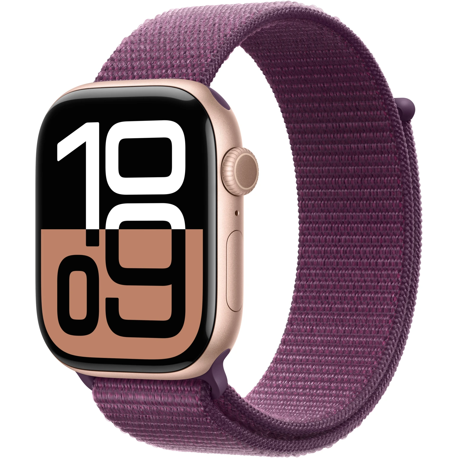 Watch Series 10 GPS+Cell. 46mm Rose Gold Alu. Case with Plum