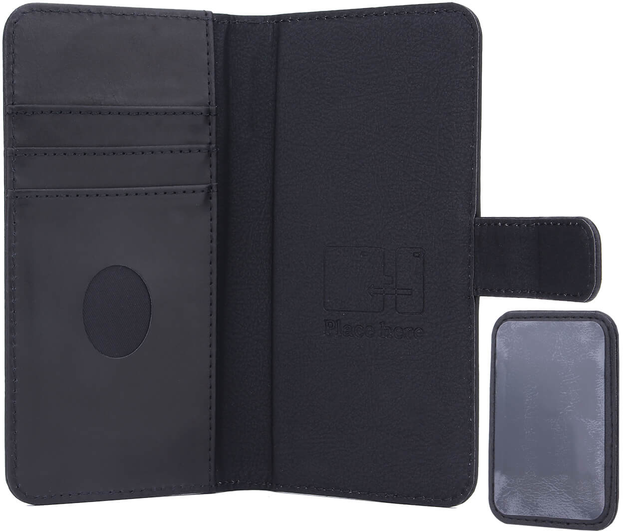 5712869101495 RADICOVER Anti-stråling Wallet Læder Universal 5-5,4'' 2in1, Telefon & GPS,Tilbehør mobiltelefoner,Tasker til mobiltelefoner 15000000390 RAD108