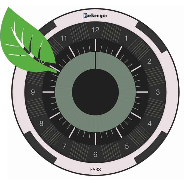 5713141040013 Parkngo FS38 ECO parkeringsskive sølv/sort Telefon & GPS,Navigation,Tilbehør navigation 27200000020 PNG282