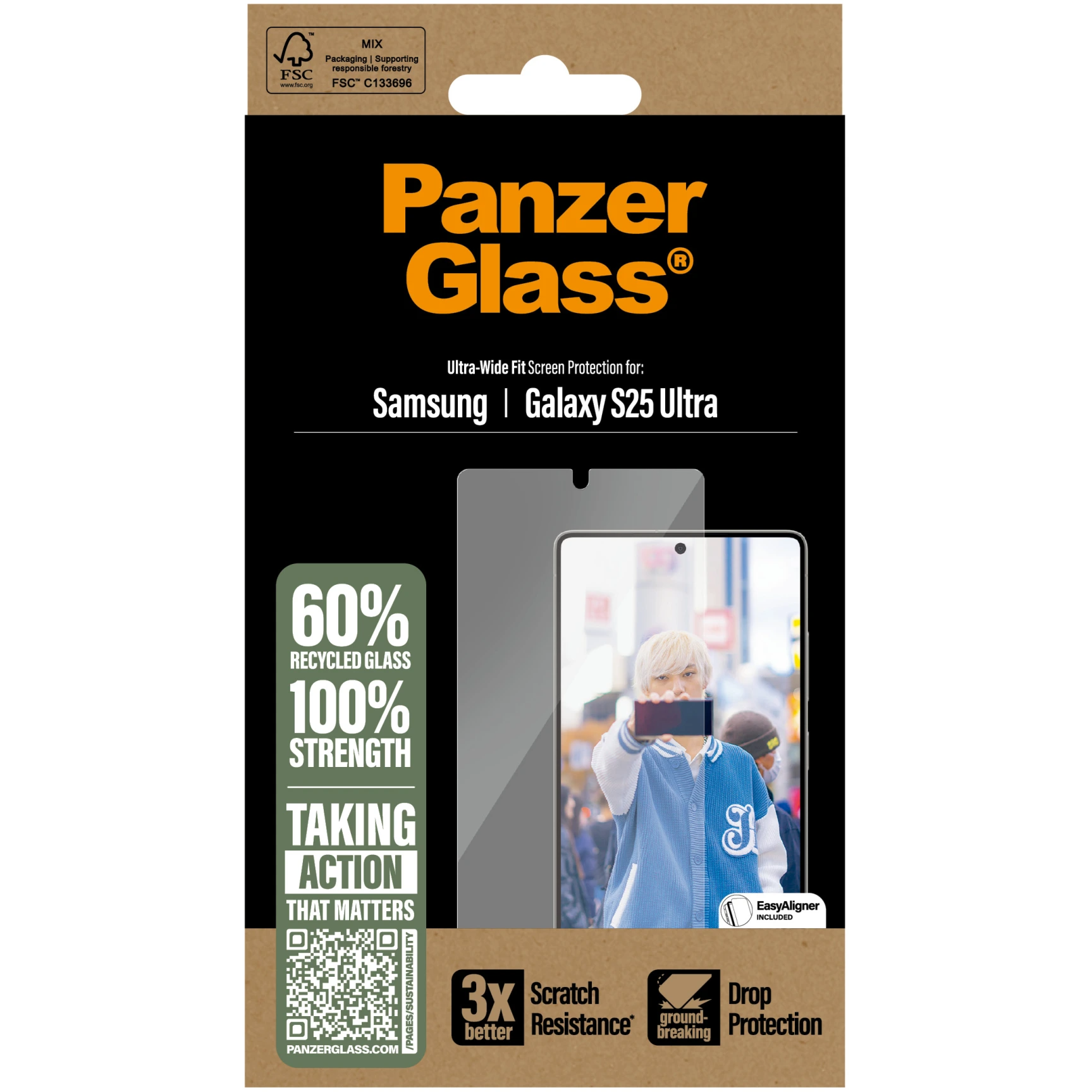 5715685017285 PanzerGlass Screen Protector Samsung Galaxy S25 Ultra - Ultr Telefon & GPS,Tilbehør mobiltelefoner,Skærmbeskyttelse til mobiltelefoner 16800028090 PGRNUWFG38488