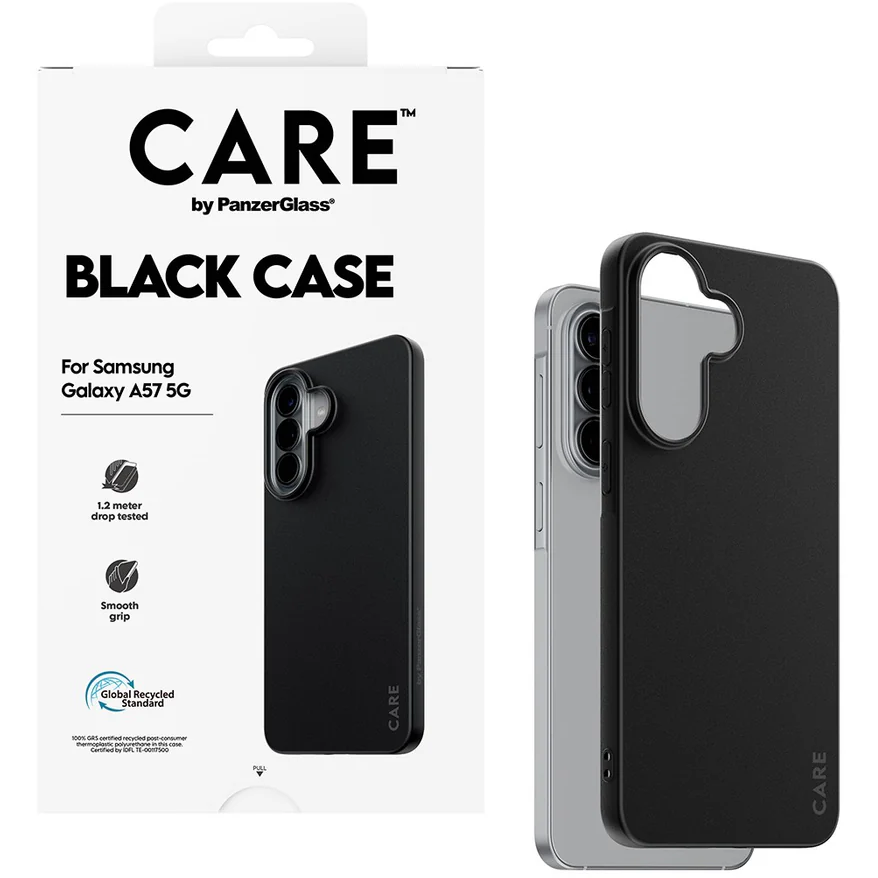 5715685034411 CARE by PanzerGlass TPU case black for Samsung Galaxy A57 Telefon & GPS,Tilbehør mobiltelefoner,Covers til mobiltelefoner 16800032150 CR81002
