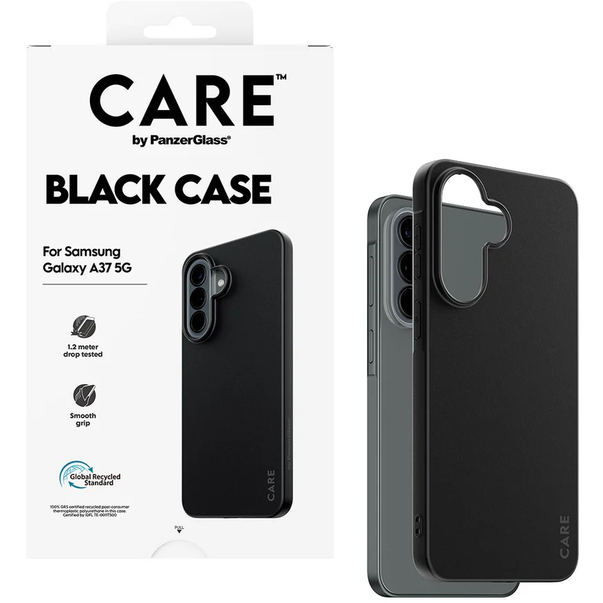 5715685034428 CARE by PanzerGlass TPU case black for Samsung Galaxy A37 Telefon & GPS,Tilbehør mobiltelefoner,Covers til mobiltelefoner 16800032170 CR12935