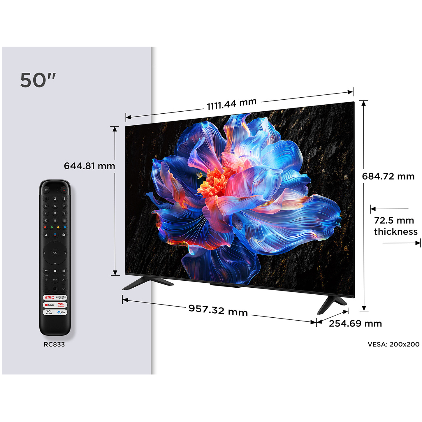 5901292528935 TCL 50P6K - UHD 4K Google TV TV & HIFI,TV,TV 2190012457 50P6K