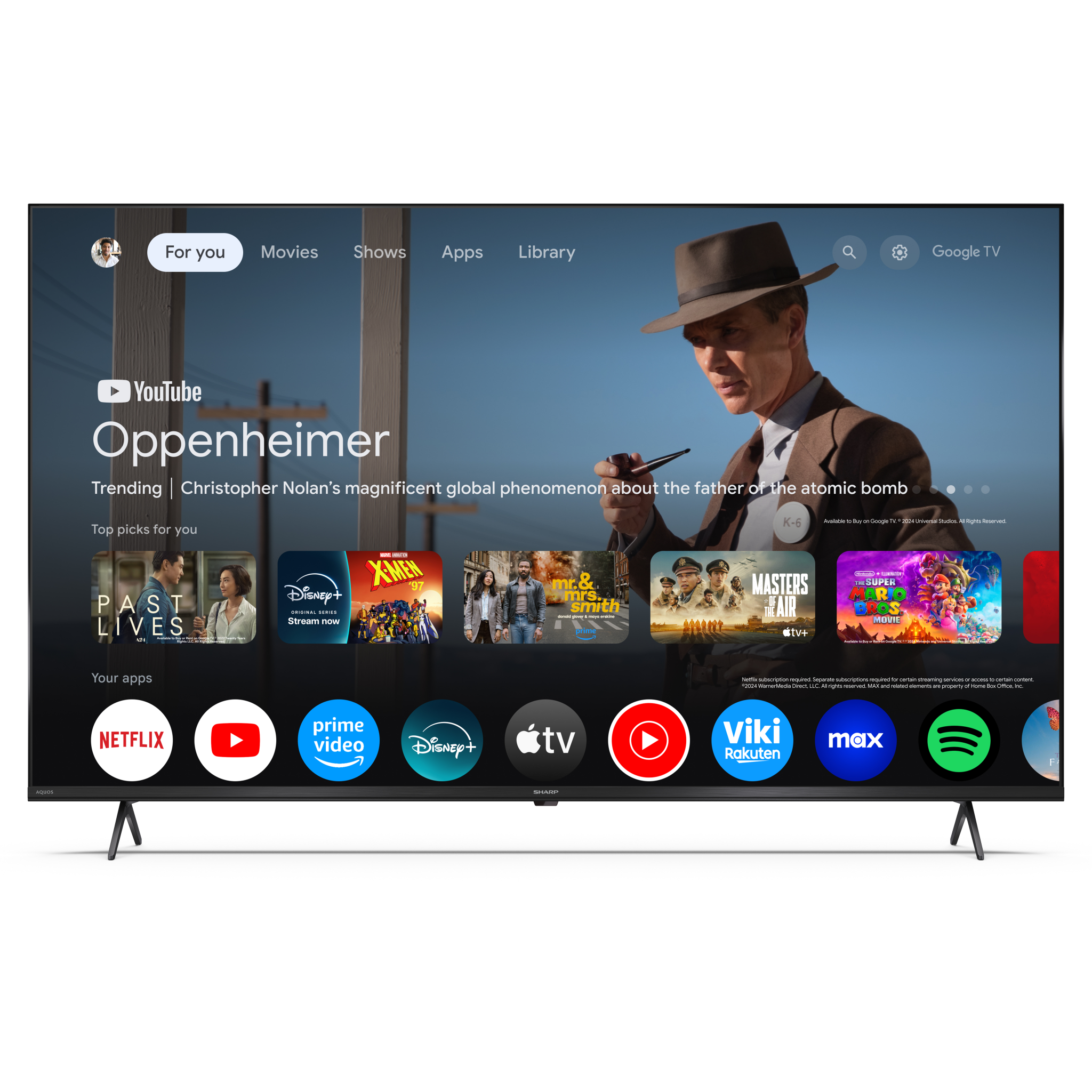 5905683272896 SHARP 55HP5265E - QLED Google TV TV & HIFI,TV,TV 2190013596 55HP5265E