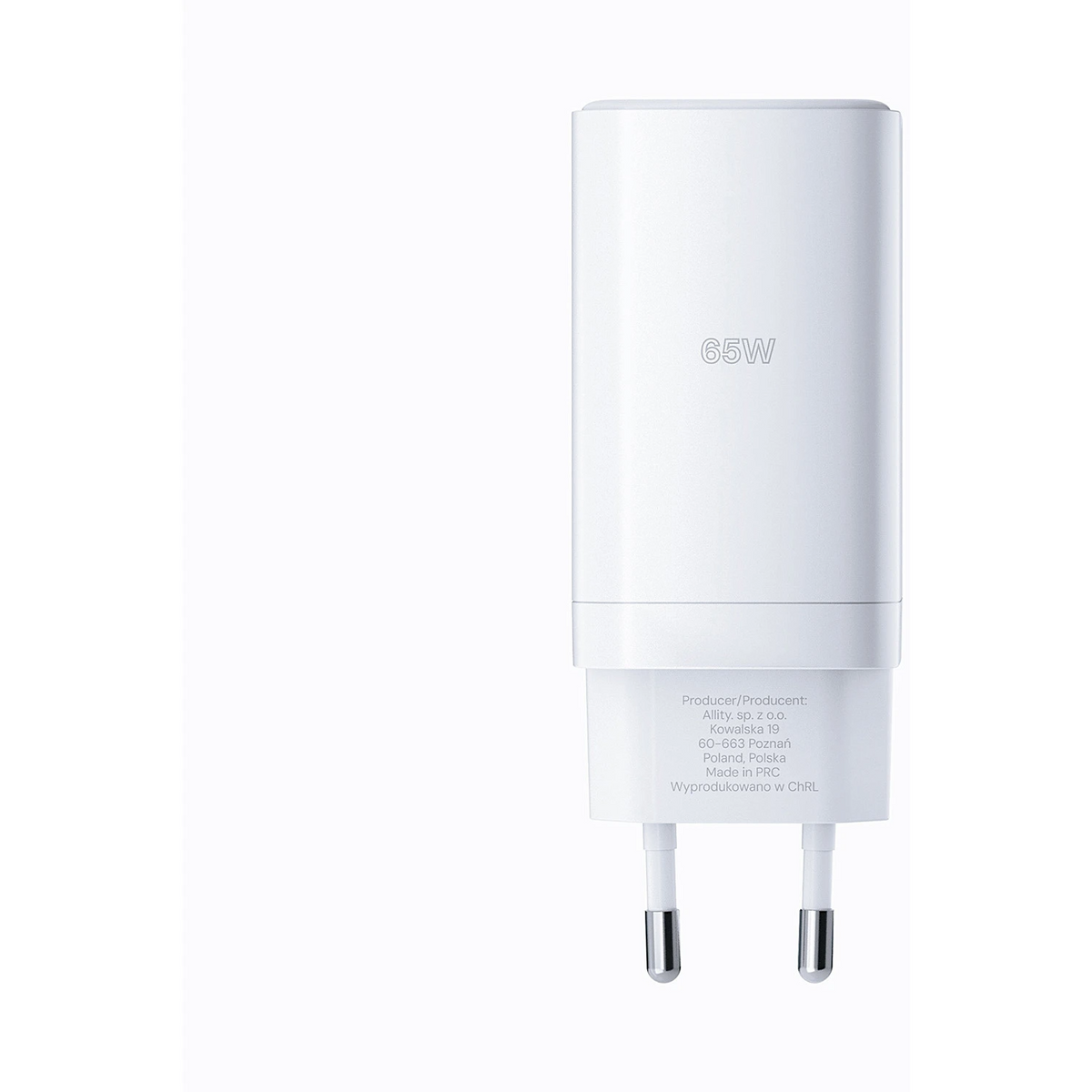 Allity ATC-01-65WACC oplader hvid