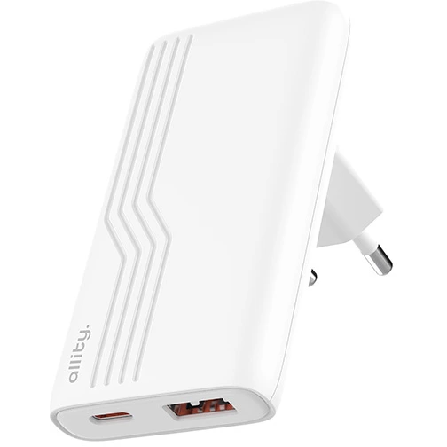 5906667550566 Allity ATC-02-65WAC oplader hvid Telefon & GPS,Tilbehør mobiltelefoner,Adapter til mobiltelefoner 16800032510 ATC-02-65WAC
