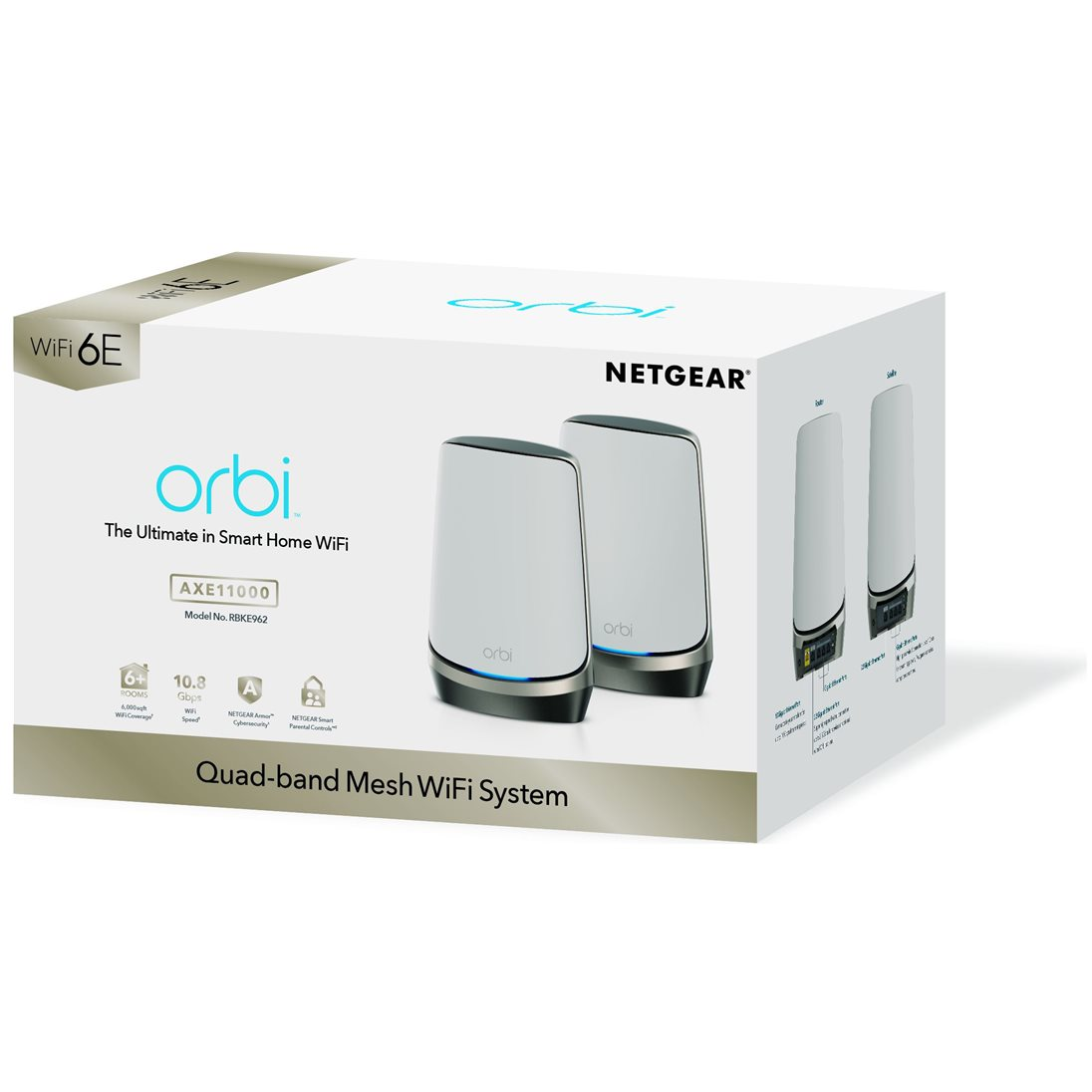 Netgear ORBI 960 Series Quad-Band WiFi 6E Mesh 2-pack