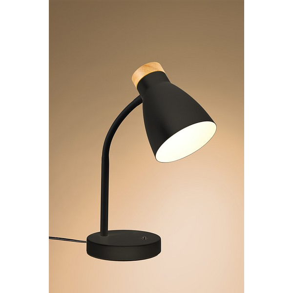 6435200316516 Airam Anoom sort bordlampe Lamper,Bordlamper,Bordlamper 2190015126 Anoom
