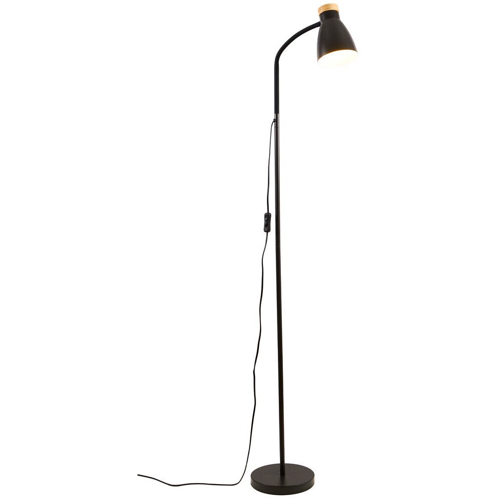 6435200316530 Airam Anoom sort gulvlampe Lamper,Gulvlamper,Gulvlamper 2190015135 Anoom