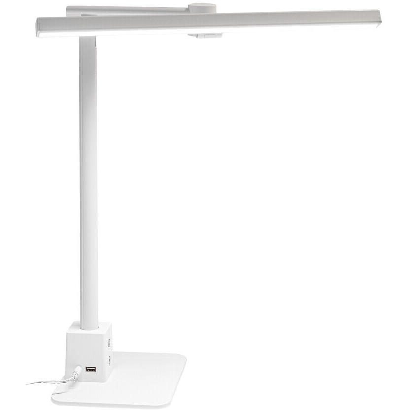 6435200316615 Airam Trina hvid m/USB skrivebordslampe Lamper,Bordlamper,Skrivebordslamper 2190015134 Trine