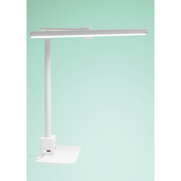 6435200316615 Airam Trina hvid m/USB skrivebordslampe Lamper,Bordlamper,Skrivebordslamper 2190015134 Trine