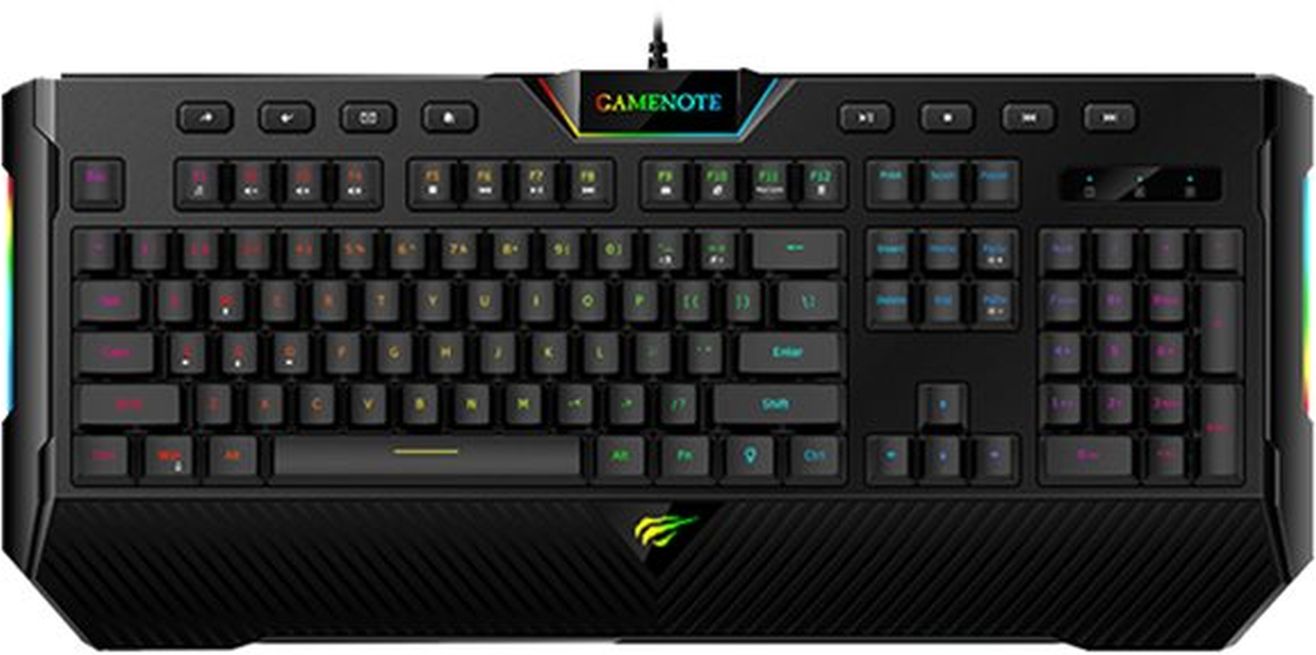 6939119027858 Havit KB486L Semi Mechanical Gaming Keyboard - Keyboard Computer & IT,Gaming,Gaming keyboards 14600015610 KB486L-ND