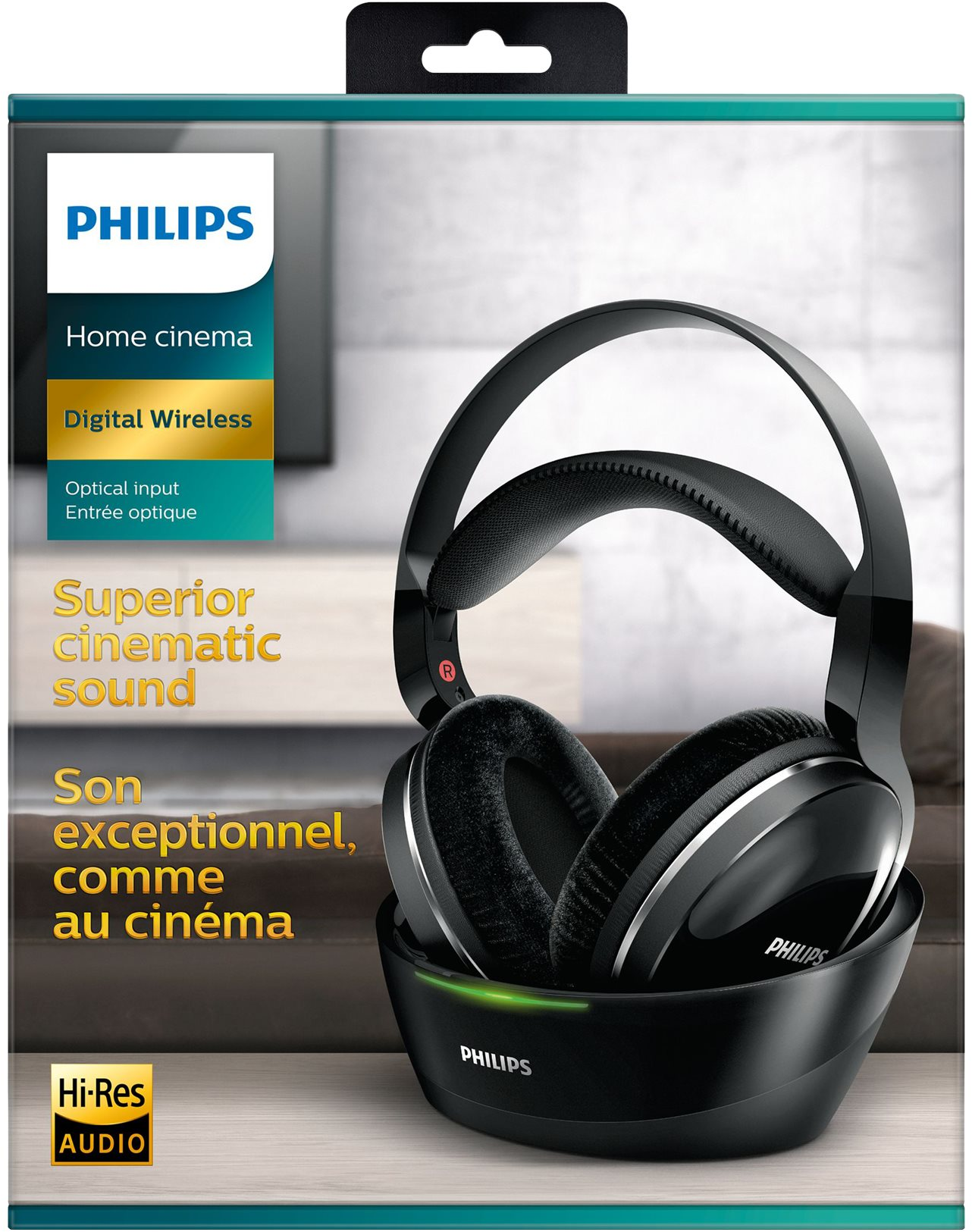 6951613992401 Philips SHD8850/12 TV & HIFI,Hovedtelefoner,On-ear / over-ear hovedtelefoner 20500237169 SHD8850/12