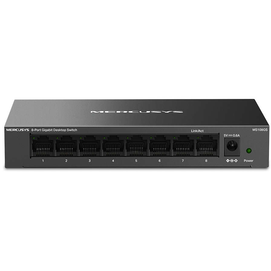 6957939001339 Mercusys MS108GS - Switch Computer & IT,Netværk,Diverse netværk 2190011855 MS108GS