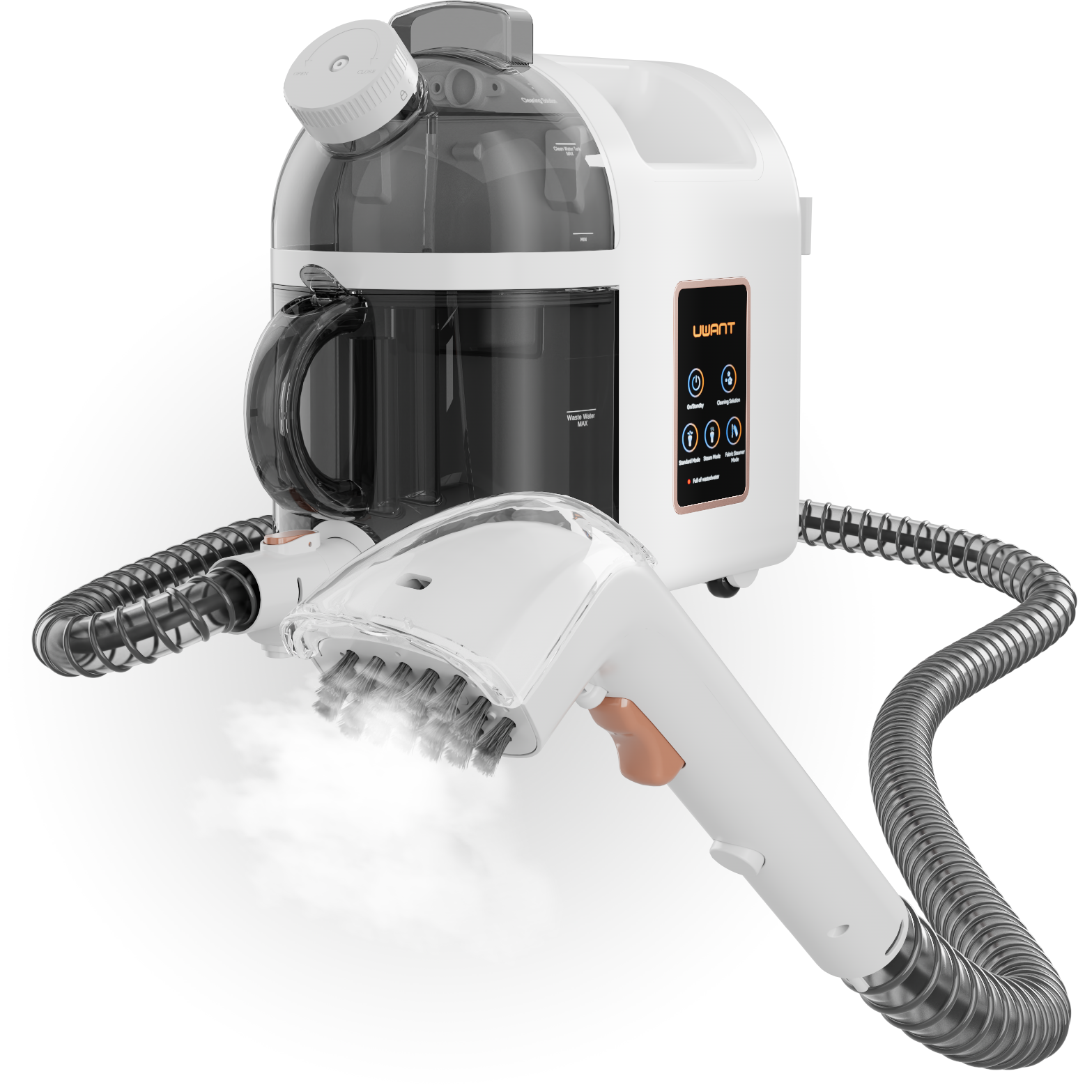 UWANT B200, hvid - Multiple Spot Cleaner + Ironing Brush