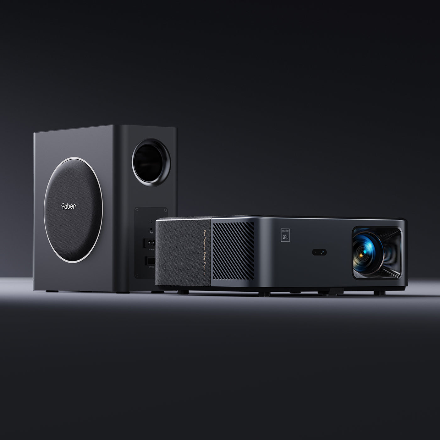 6977703630565 Yaber K2s Pro Full HD LCD Projektor med Subwoofer, CBK0002 - TV & HIFI,Projektorer,Projektorer 31300000260 K2s Pro