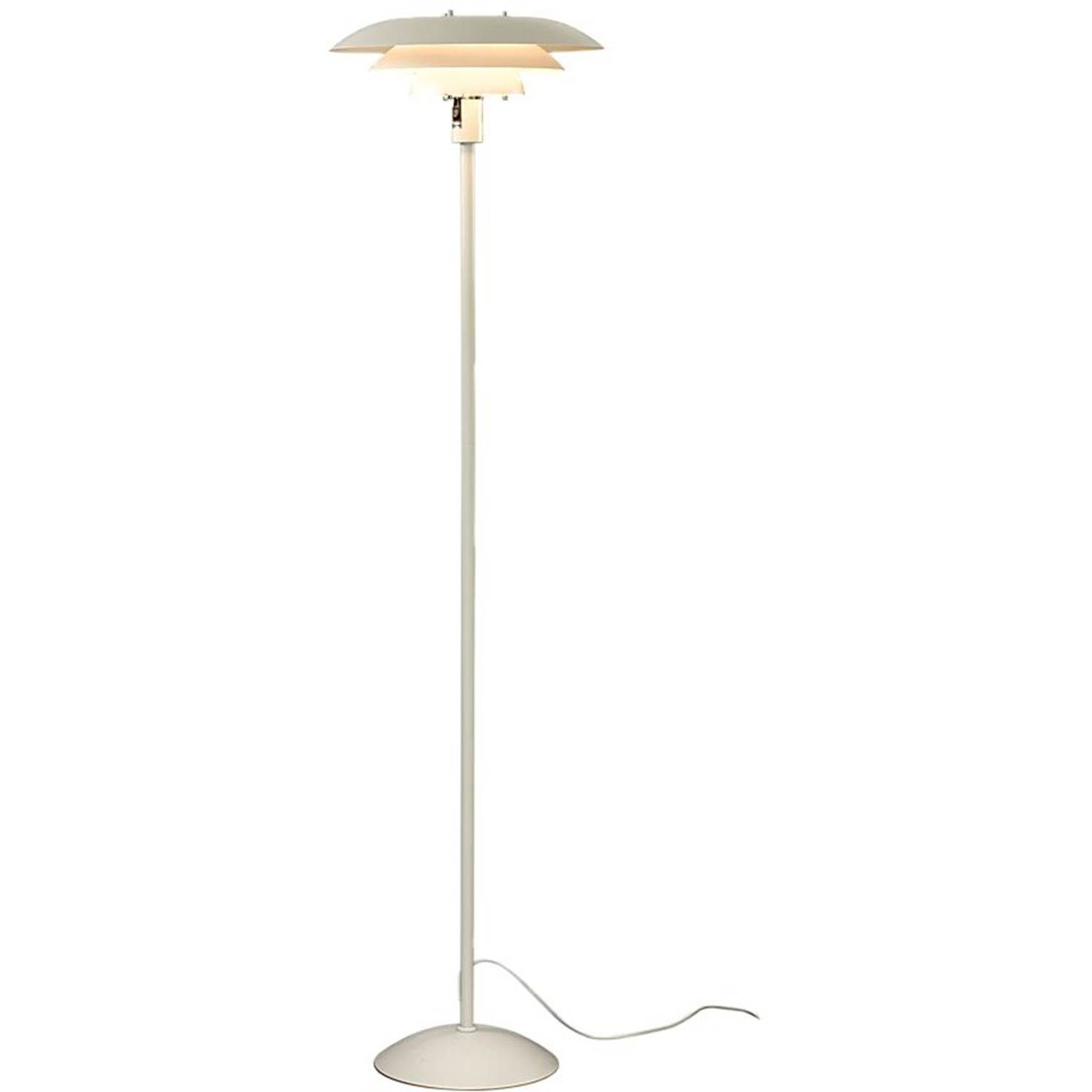 7041661274655 Aneta Epsilon hvid gulvlampe Lamper,Gulvlamper,Gulvlamper 2190013370 Epsilon